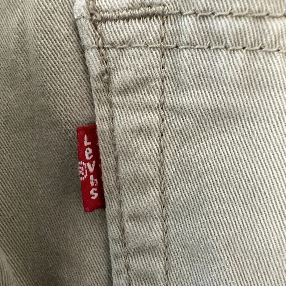 Levis Jeans Mens 30x30 511 Slim Straight‎ Khaki Tan Brown Pants